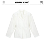 audreyyang_Durable_Viscose_Slim_Waist_Casual_Lapel_Button_Long_Sleeve_Blouses_MISSTT