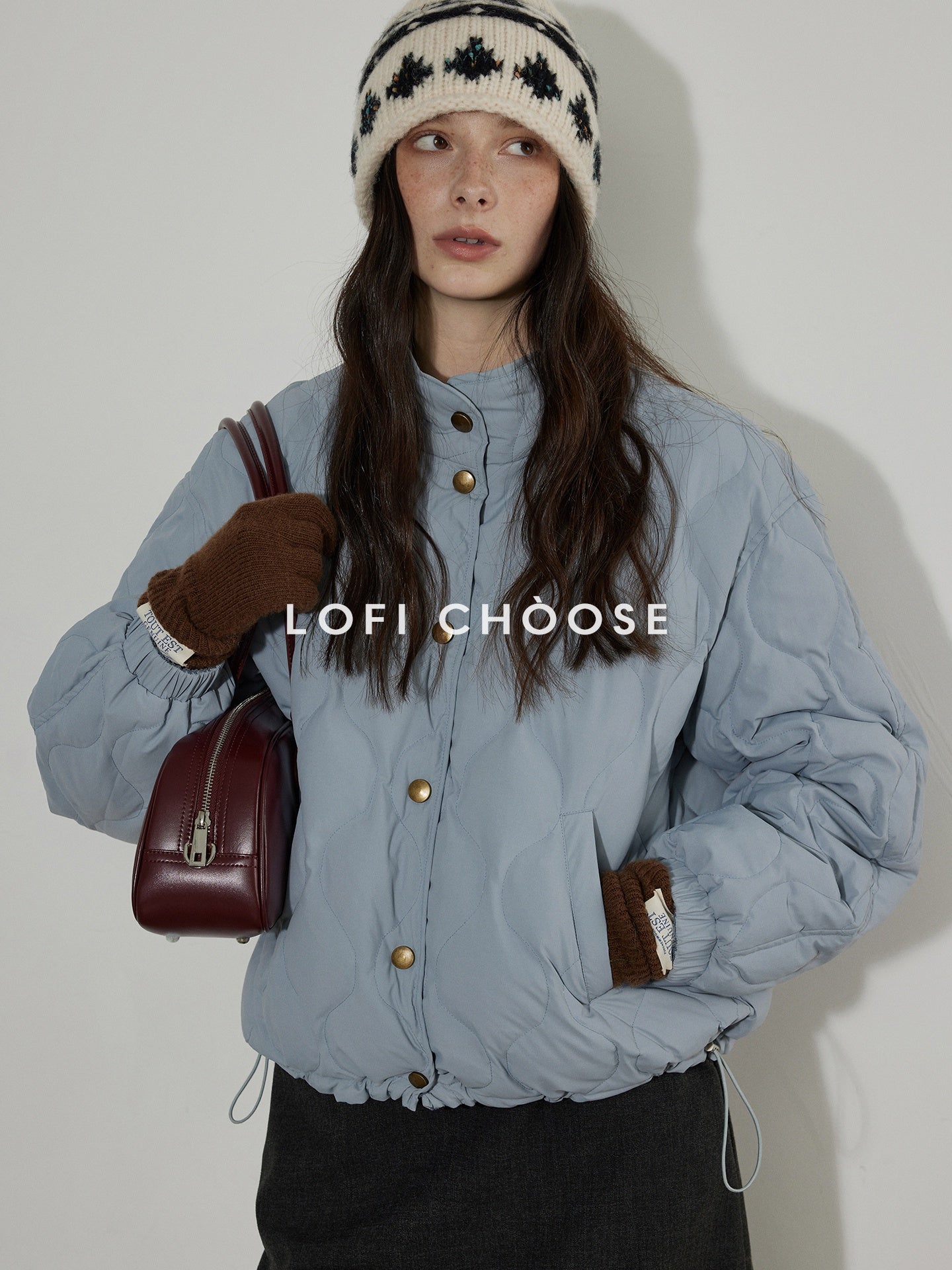Lofi_choose_90_Percent_White_Duck_Down_Commuter_Loose_Stand_Collar_Haze_Blue_Down_Jackets_MISSTT