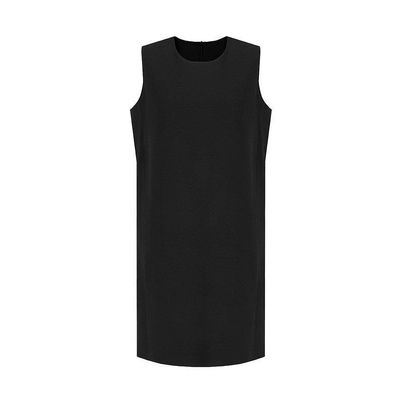 unspoken_Minimal_Sleeveless_Natural_Waist_Structured_Vest_For_Office_Acetate_Midi_Dresses_MISSTT