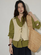 Lofi choose Pure Cotton Loose Fit Commuter Long Sleeve Collared Button Women Casual Shirts