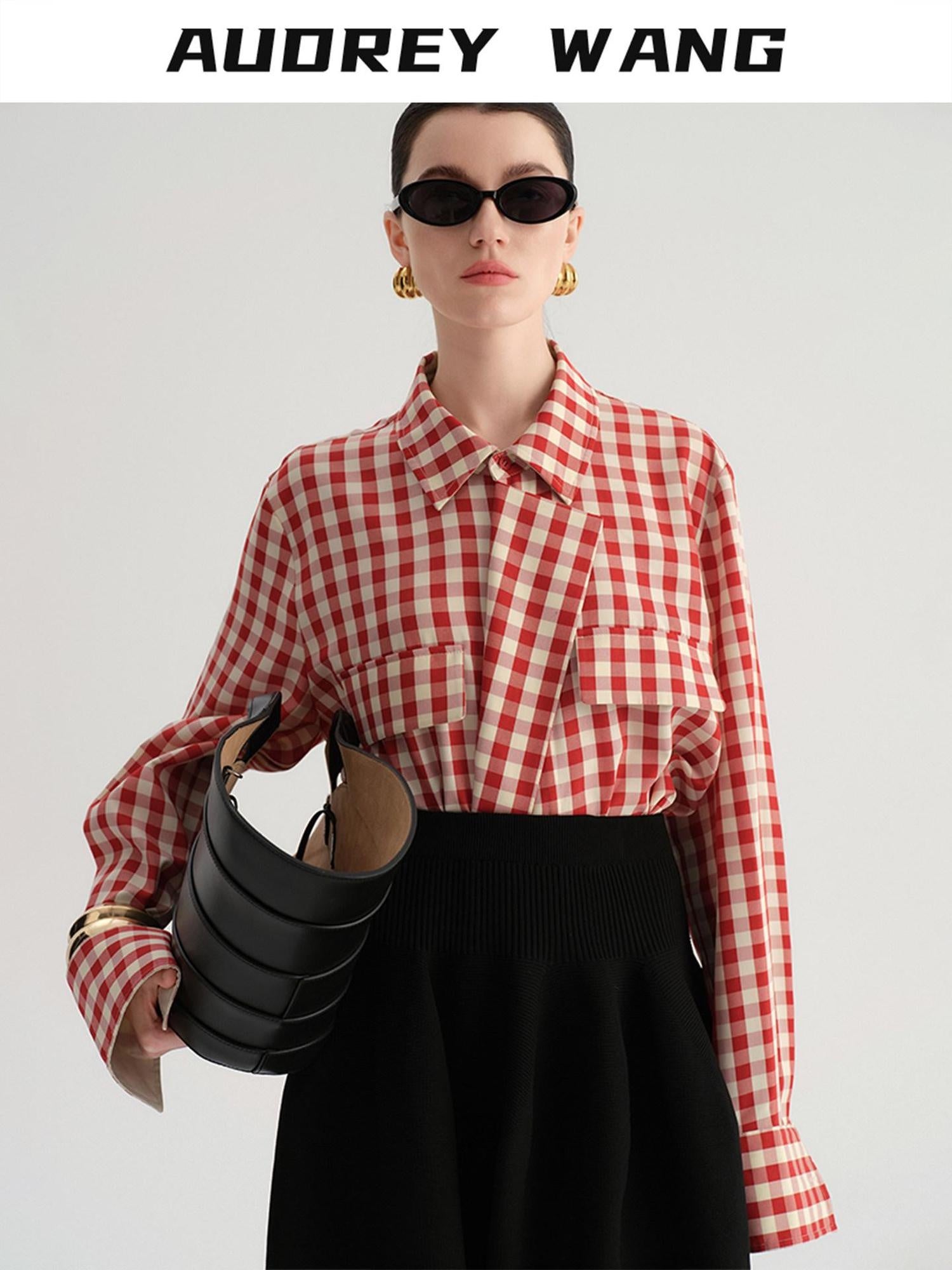 audreyyang Flattering High Waist A Line Solid Black Nylon Office Casual Women Maxi Skirts