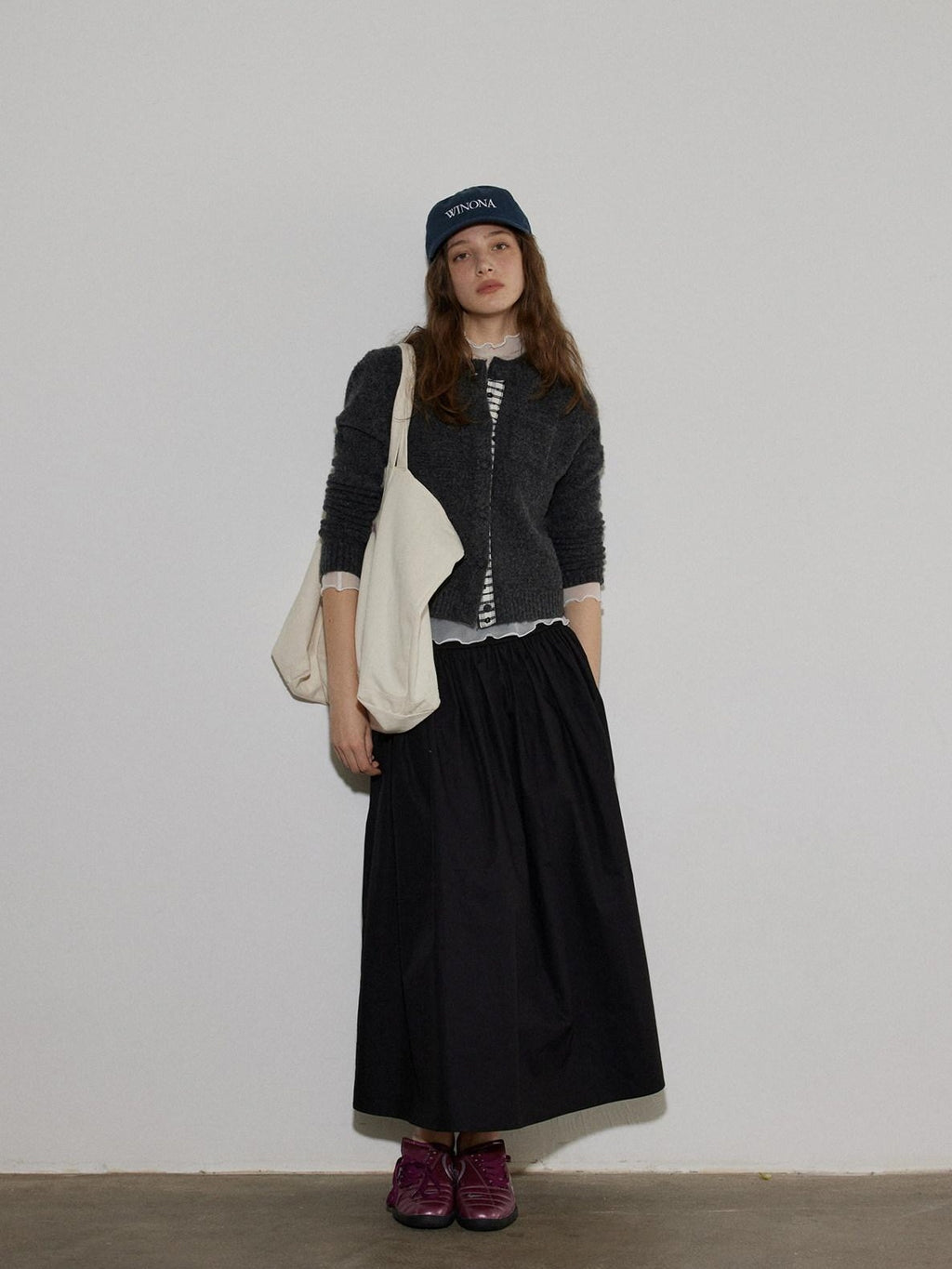 Lofi choose Soft Wool Blend Cozy Knit Button Front Relaxed Fit Office Women Cardigans