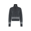 fano_Wool_Blend_Half_Zip_Turtleneck_Loose_Fit_Commuter_Women_Deep_Gray_Sweaters_MISSTT