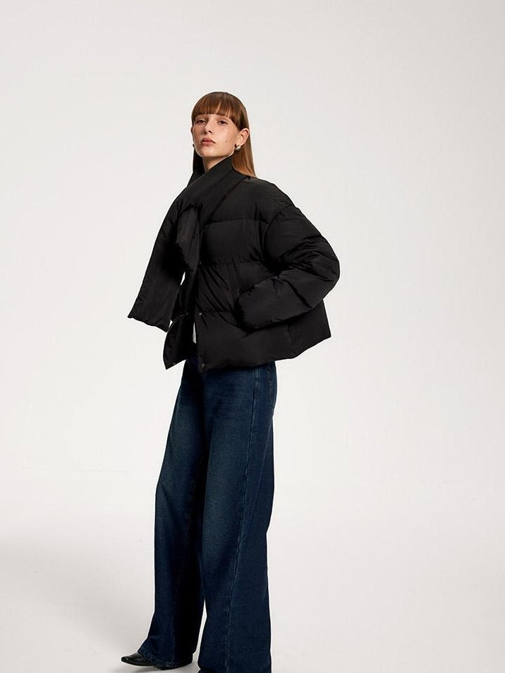 someone sometimes Vintage Blue Natural Waist Relaxed Fit Casual Polyester Wide Leg Jeans