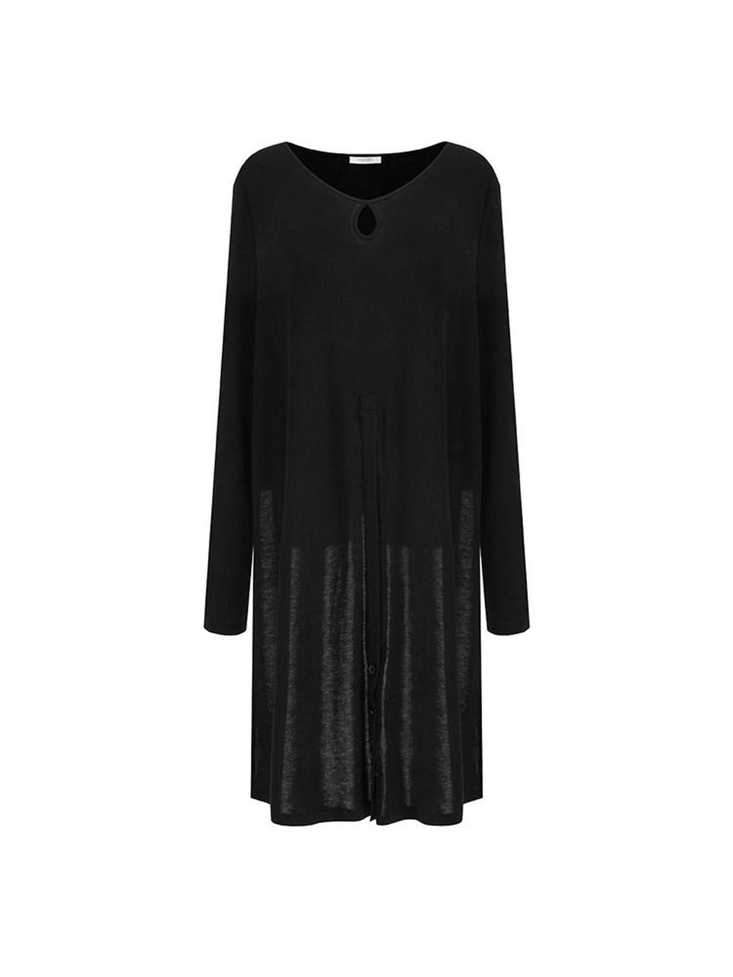 unspoken Soft Stretch Slim Fit Minimal Commuter Knit Pullover For Women Black Sweaters