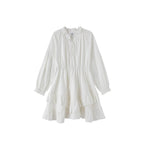 ikyou_Non_Fading_V-neck_Drawstring_High_Waist_A_Line_Casual_White_Midi_Dresses_MISSTT