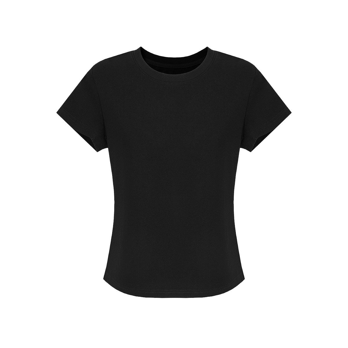 fano_Soft_Stretch_Viscose_Korean_Commuter_Slim_Fit_Office_Black_Short_Sleeve_T-Shirts_MISSTT