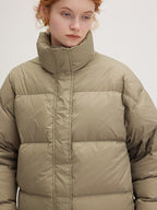 fano Light 150G 90 Percent White Duck Down Commuter Stand Collar Zipper Down Jackets