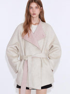 fano 68 Percent Wool Blend Korean Commuter Straight Fit Blazer Women Wool Coats