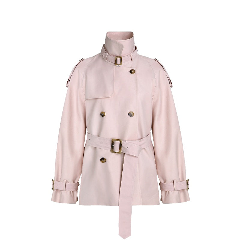 fano_Soft_Viscose_Blend_Striped_Pink_Oversized_Casual_Round_Neck_Girls_Trench_Coats_MISSTT