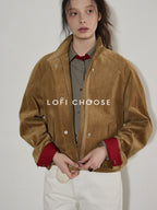 Lofi choose Pure Cotton Long Sleeve Loose Fit Contrast Plaid Button Down Women Shirts