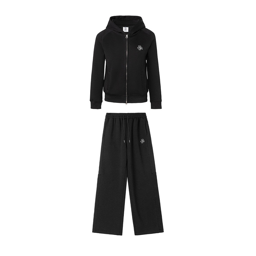 ikyou_Slim_Embroidered_Ribbed_Patchwork_Cotton_Lined_Commuter_Sweatpants_MISSTT