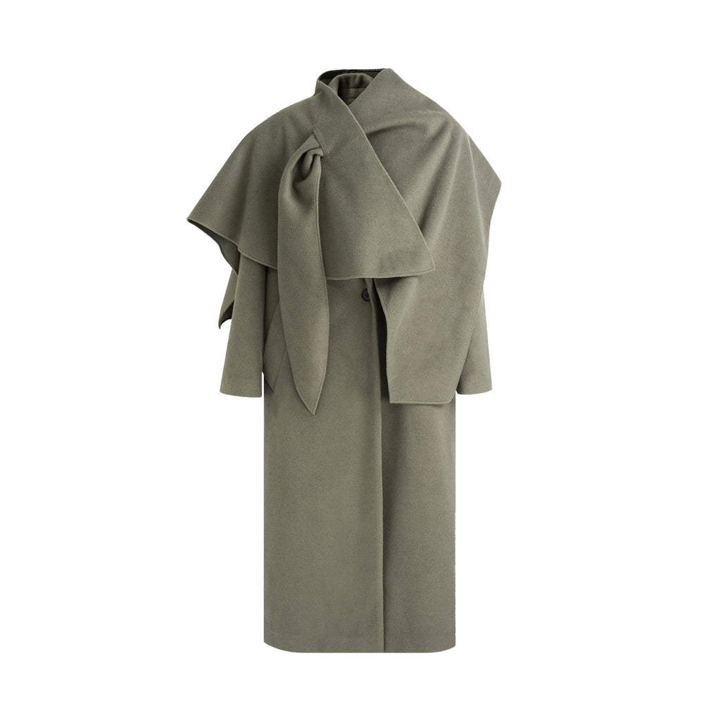 unspoken_Sculpted_3D_Tailoring_Relaxed_Minimal_Commuter_Office_Dark_Green_Wool_Coats_MISSTT