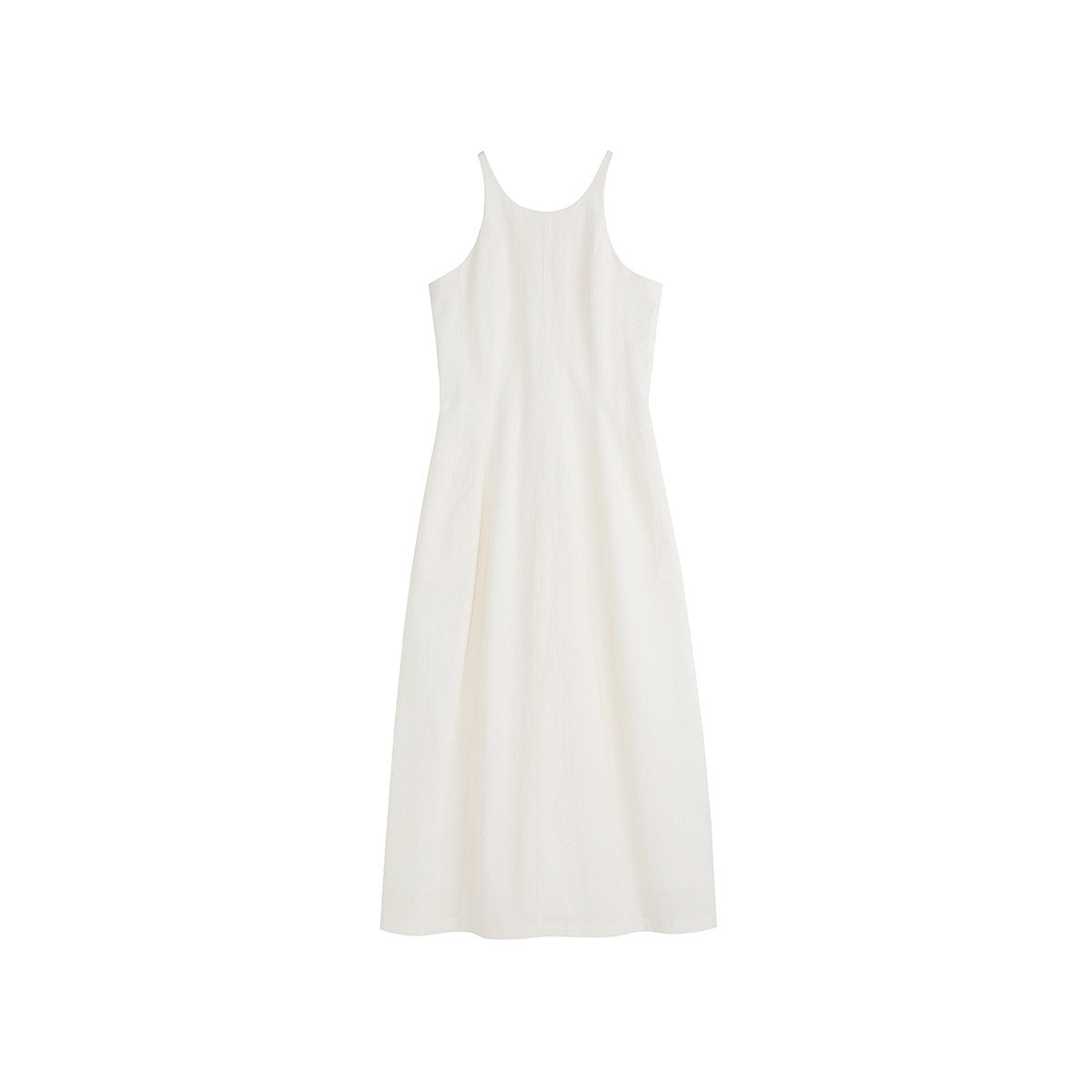 fano_High_Waist_Sleeveless_Minimalist_Office_A_Line_Cotton_Blend_Maxi_Dresses_MISSTT