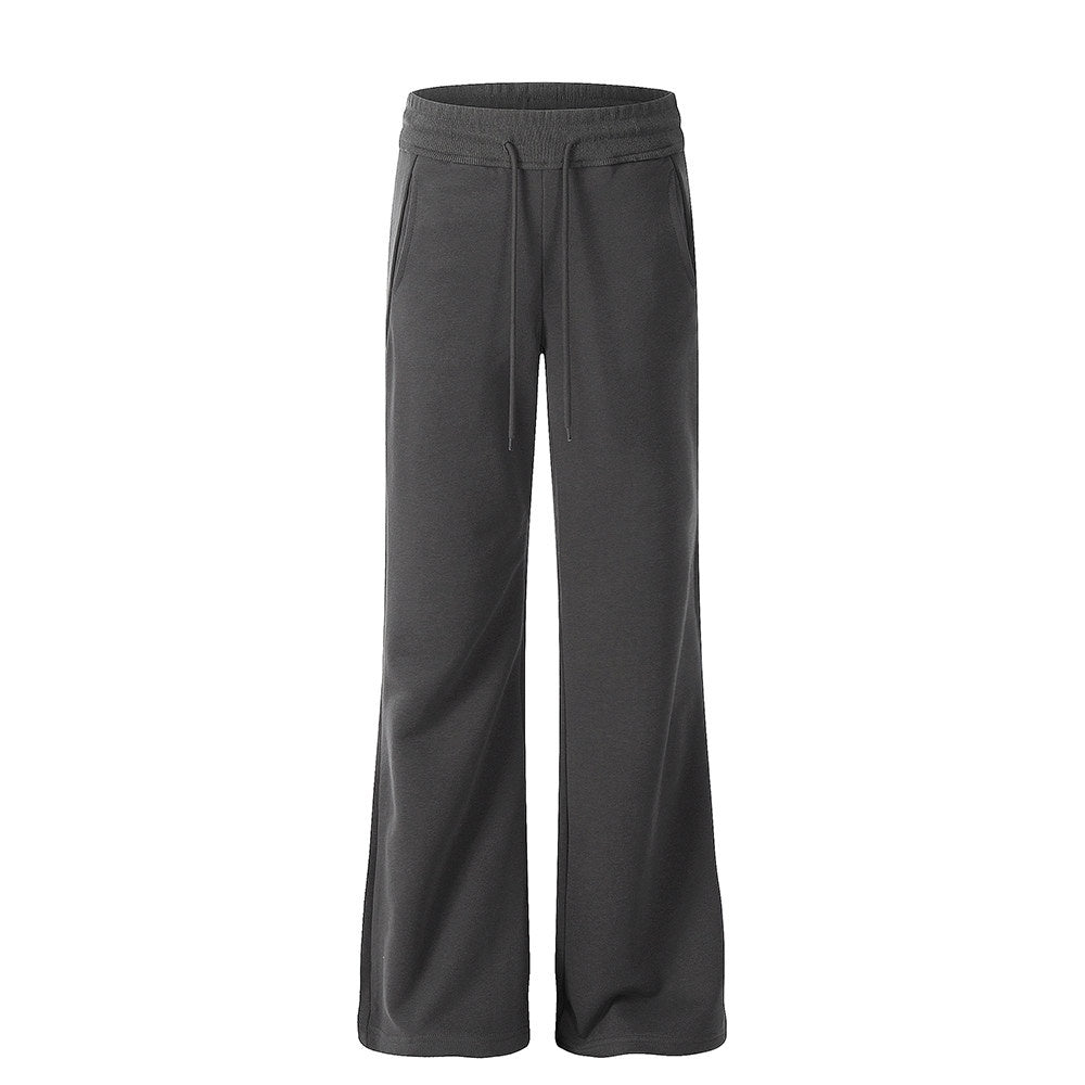 ikyou_Minimal_Commuter_Drawstring_Natural_Waist_Cotton_Blend_Wrinkle_Free_Flared_Pants_MISSTT