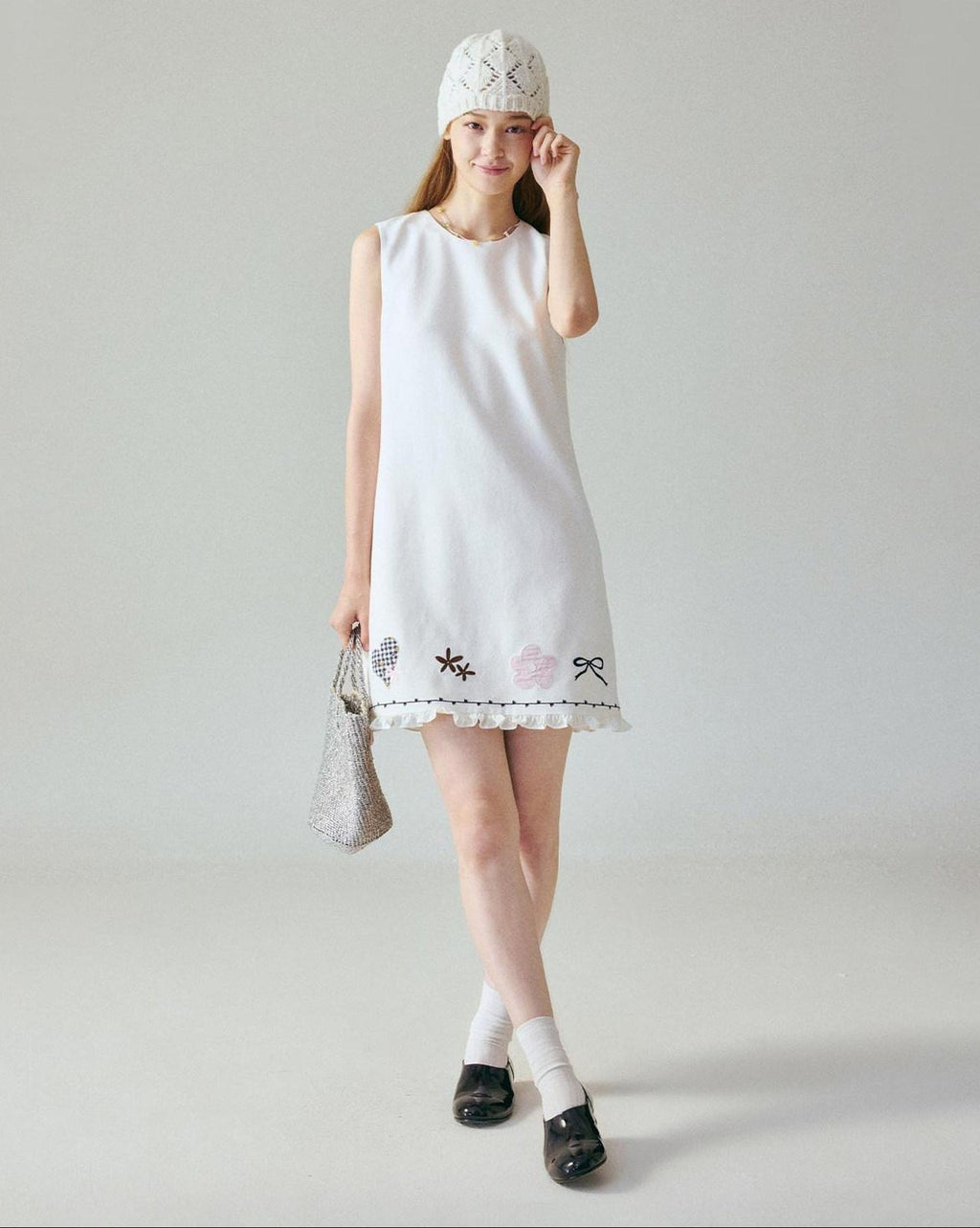 fano Breathable Recycled Linen Blend Korean Office A Line Sleeveless Midi Dresses