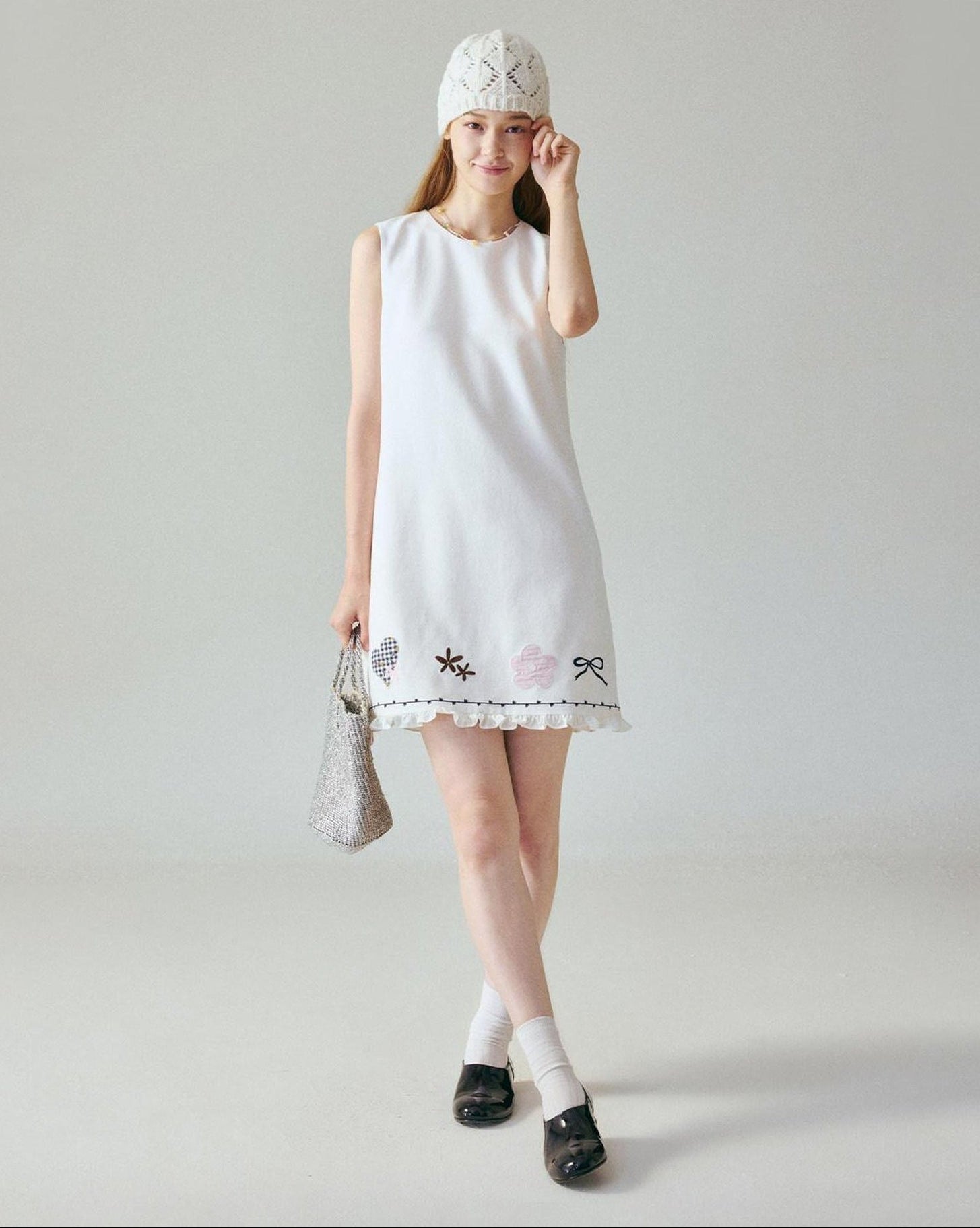 fano Breathable Recycled Linen Blend Korean Office A Line Sleeveless Midi Dresses