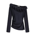 unspoken_Warm_Slanted_Collar_Loose_Fit_Long_Sleeve_Office_Dark_Blue_Polyester_Blouses_MISSTT
