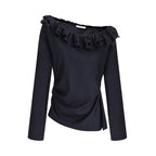 unspoken_Warm_Slanted_Collar_Loose_Fit_Long_Sleeve_Office_Dark_Blue_Polyester_Blouses_MISSTT