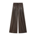 someone_sometimes_Sleek_Pu_High_Waist_Commuter_Tailored_Black_Chestnut_Wide_Leg_Pants_MISSTT