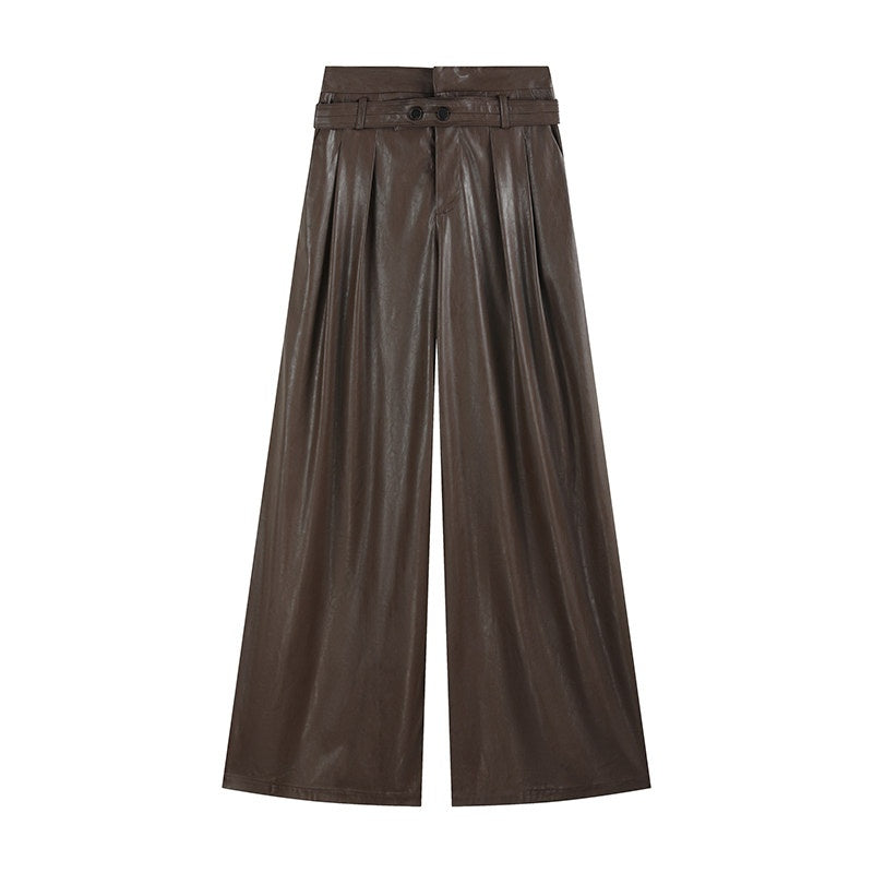 someone_sometimes_Sleek_Pu_High_Waist_Commuter_Tailored_Black_Chestnut_Wide_Leg_Pants_MISSTT