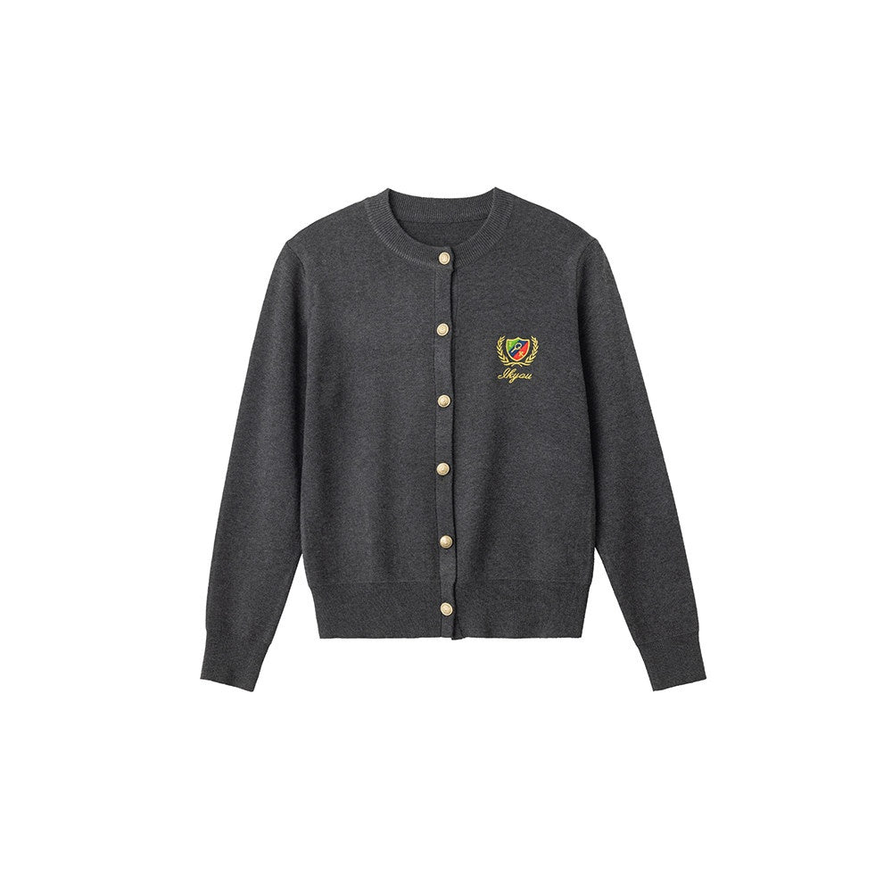 ikyou_Embroidered_V-neck_Minimal_Office_Knit_Button_Front_Long_Sleeve_Cardigans_MISSTT