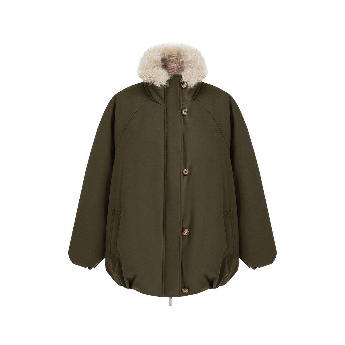 fano_90%_White_Duck_Down_Thermal_Straight_Fit_Commuter_Olive_Zipper_Down_Jackets_MISSTT