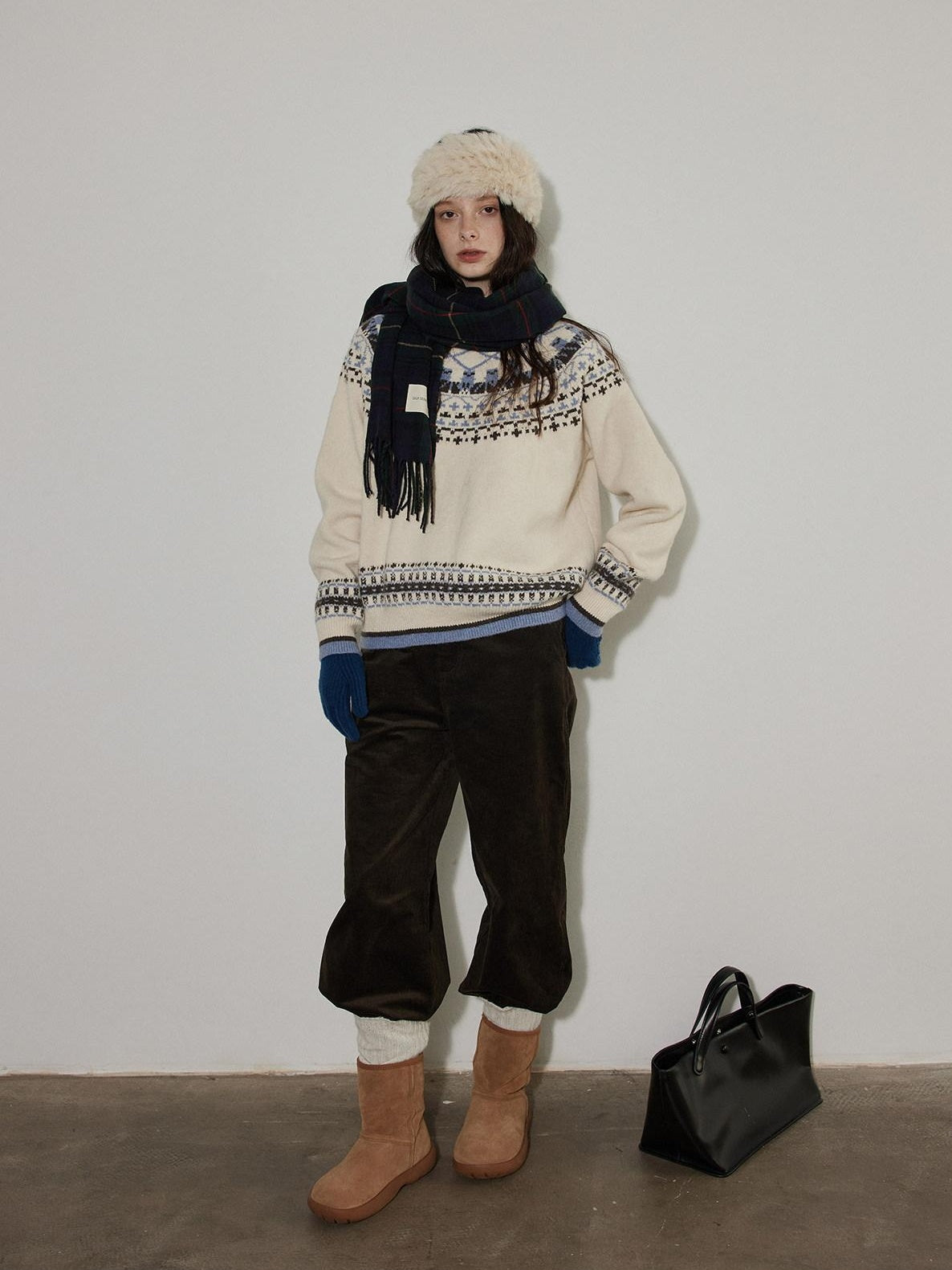 Lofi choose High Waist Casual Zipper Fly Cotton Blend Women Beige Brown Wide Leg Pants