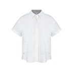 fano_Pure_Cotton_Uv_Korean_Office_Straight_Short_Sleeve_Crew_Neck_Button_Blouses_MISSTT
