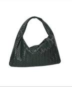audreyyang Soft Square Handheld Textured Zipper Closure Women Tote Bags
