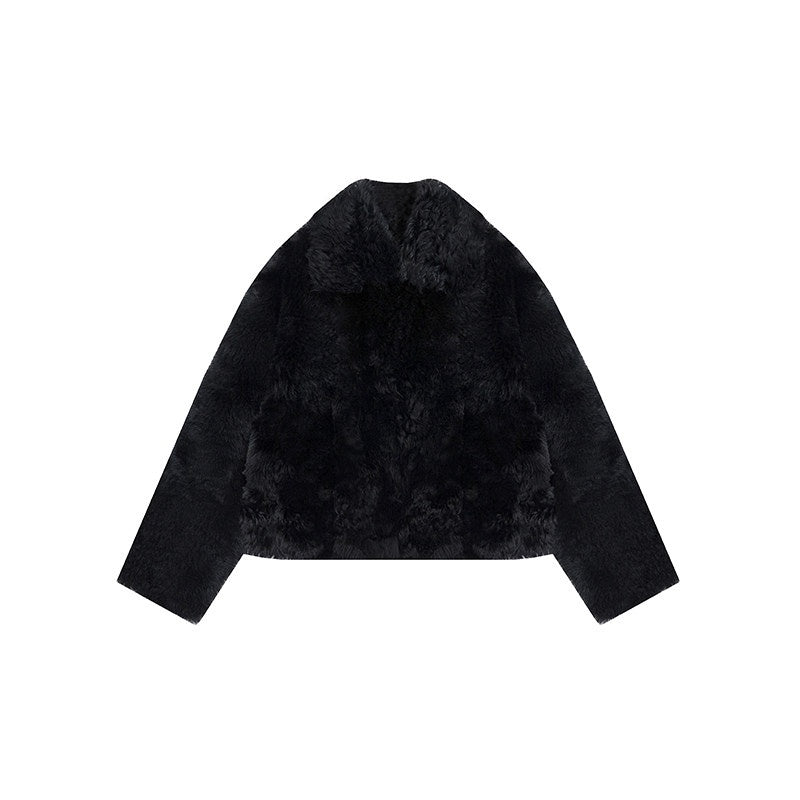 unspoken_Black_Minimalist_Office_Relaxed_Fit_Long_Sleeve_Young_Women_Short_Coat_MISSTT