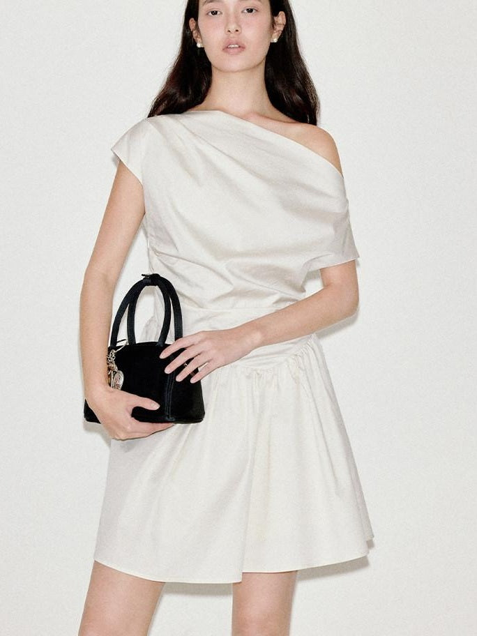 fano Casual Cotton A Line Sleeveless U Neck Loose Waist Everyday Women Midi Dresses