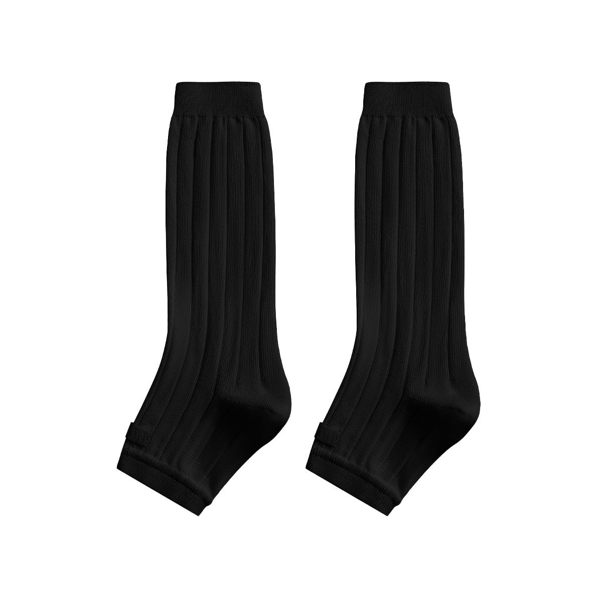 fano_Everyday_Minimalist_Mid_Calf_Solid_Color_Black_White_Women_Size_39_45.5_Socks_MISSTT