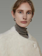 unspoken Premium Sheepswool Thick Tailored Relaxed Office One Button Wool Coats
