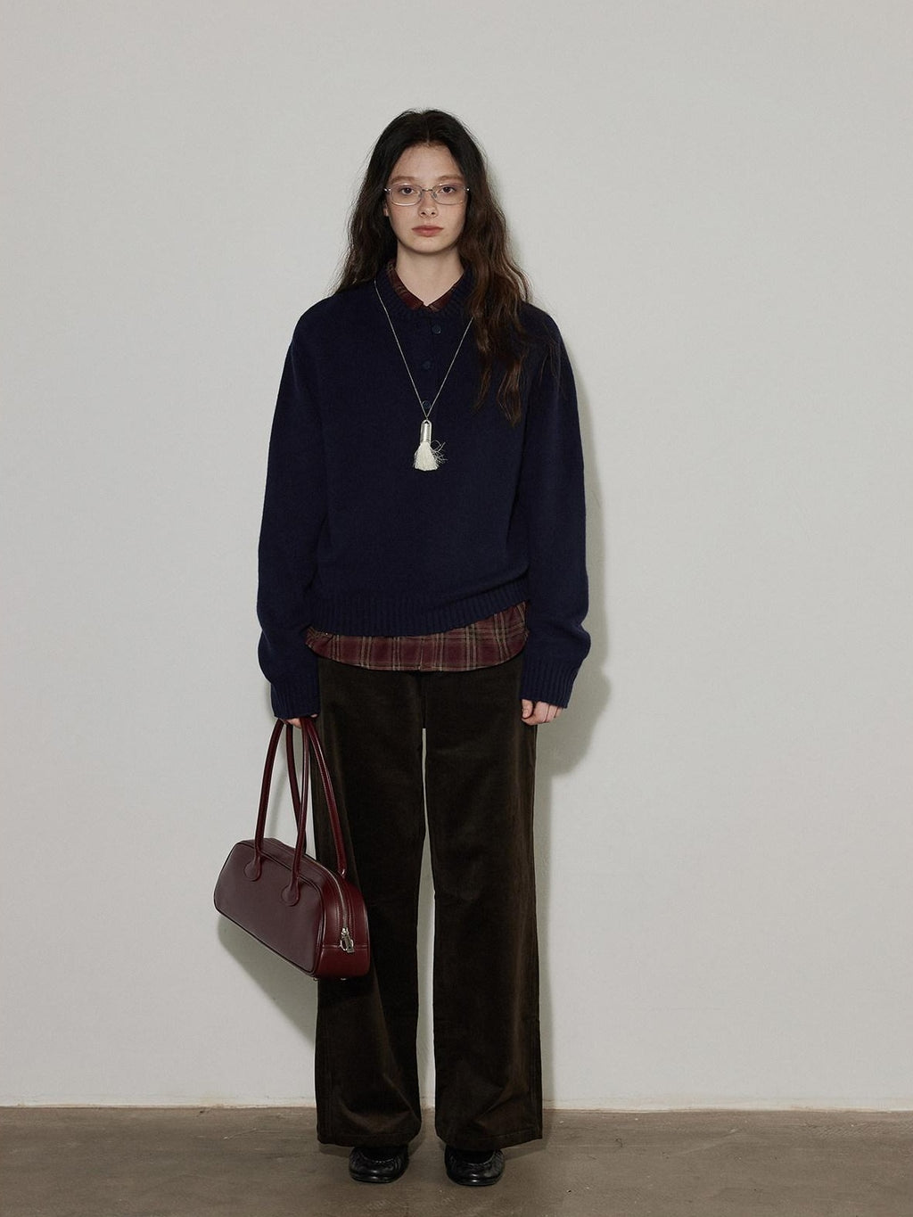 Lofi choose High Waist Casual Zipper Fly Cotton Blend Women Beige Brown Wide Leg Pants