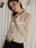 Lofi_choose_Soft_Pearl_White_Floral_Knit_Casual_Relaxed_Button_Front_Round_Neck_Women_Cardigans_MISSTT