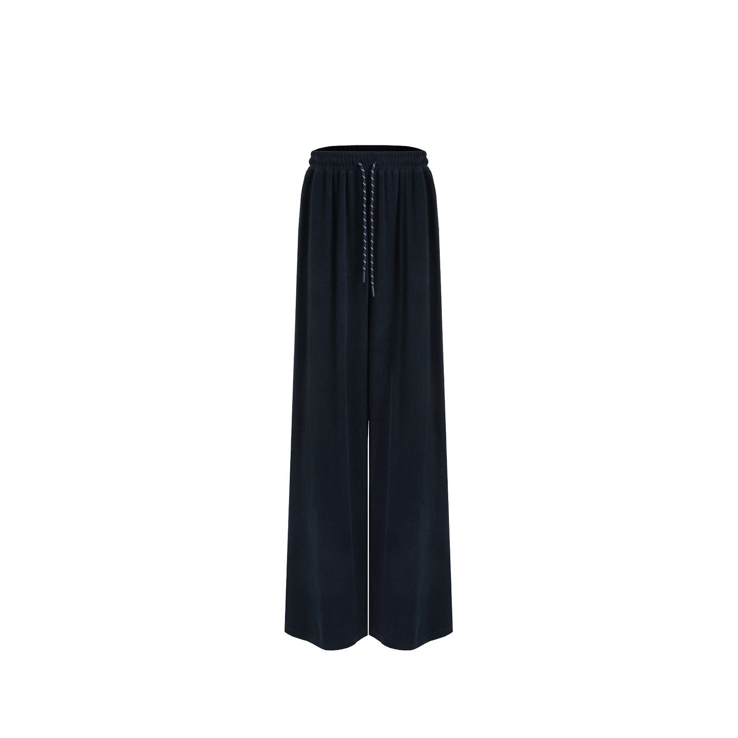 unspoken_Breathable_Slim_Fit_V-neck_Knit_Three_Piece_High_Waist_Navy_Women_Lounge_Sets_MISSTT