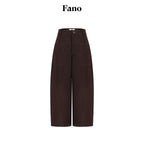 fano_High_Waist_Cotton_Warm_Minimal_Commuter_Pocket_Button_Women_Brown_Wide_Leg_Pants_MISSTT