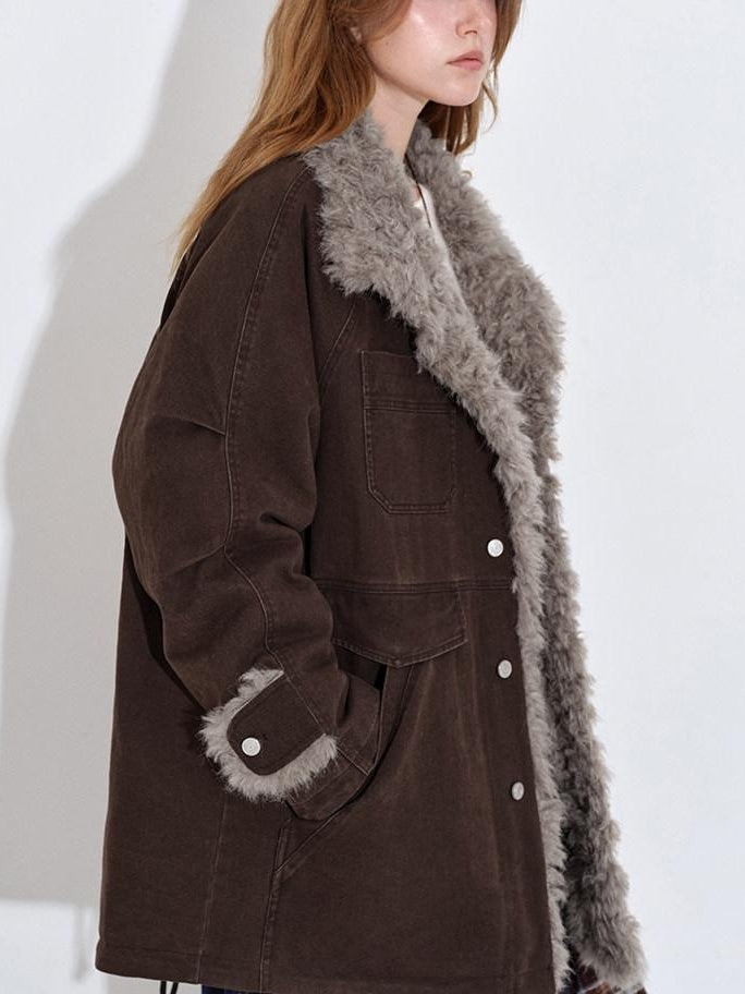 fano 90 Percent White Duck Down Warm Workwear Straight Midlength Womens Down Jackets
