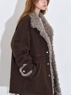 fano 90 Percent White Duck Down Warm Workwear Straight Midlength Womens Down Jackets