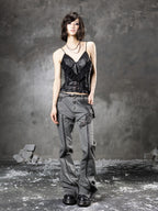 ARIADNAw Millennium Low Waist Straight Leg Multiway Women's Flare Pants