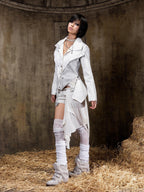 ARIADNAw Punk Gothic Court Style Slim Fit Women's Leather Jackets