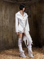 ARIADNAw Punk Gothic Court Style Slim Fit Women's Leather Jackets