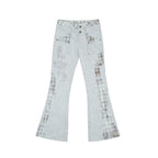 ARIADNAw_Rhinestone_Embellished_Plaid_Color_Block_Double_Waist_Women's_Flare_Pants_880387425543_MISSTT