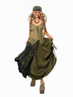 Arielink Asymmetric Hem Vintage Crochet V-neck Women's Lace Camisoles