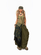 Arielink Asymmetric Hem Vintage Crochet V-neck Women's Lace Camisoles
