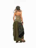 Arielink Asymmetric Hem Vintage Crochet V-neck Women's Lace Camisoles
