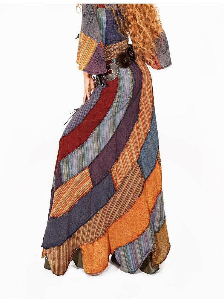 Arielink Camel Distressed Tie Asymmetric Open Back Lettuce Edge Women's Camisoles
