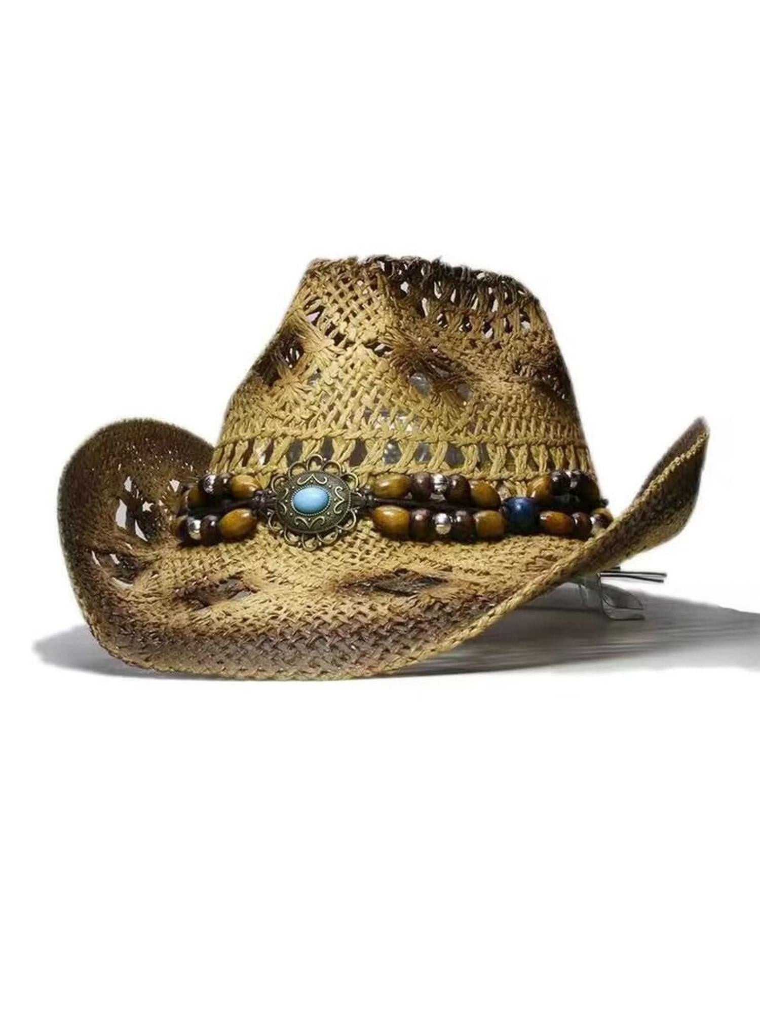 Arielink Distressed Denim Vintage Large Brim Women's Cotton Bucket Hats