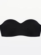 Arielink Leopard Print Lace Trim Strapless Wrap Halter Women's Accessories